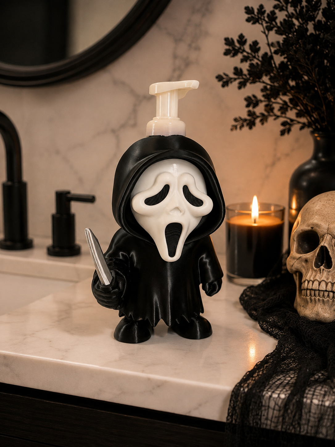 Ghostface Foaming Soap Holder