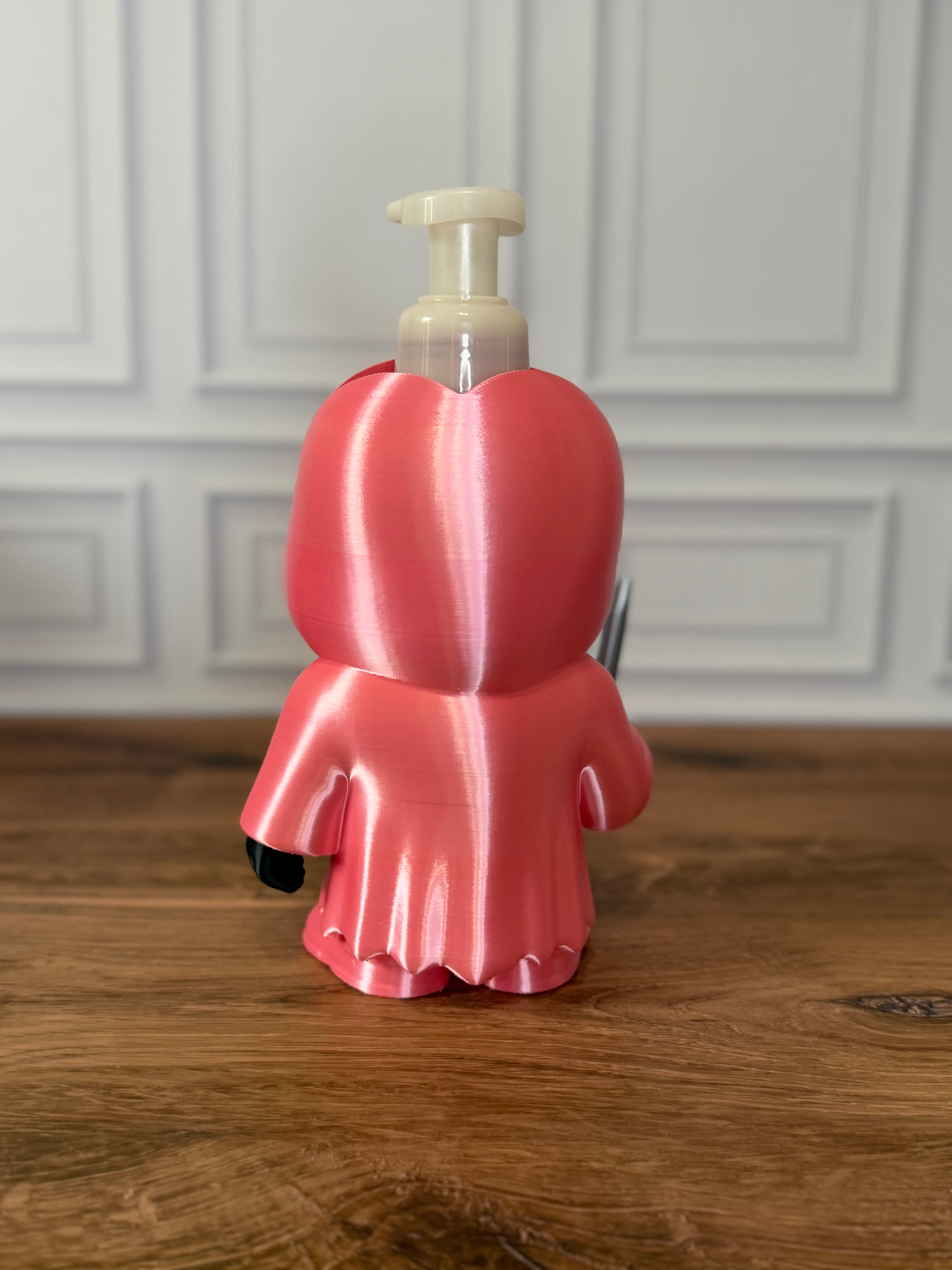 Pink Ghostface BBW Foaming Soap Holder