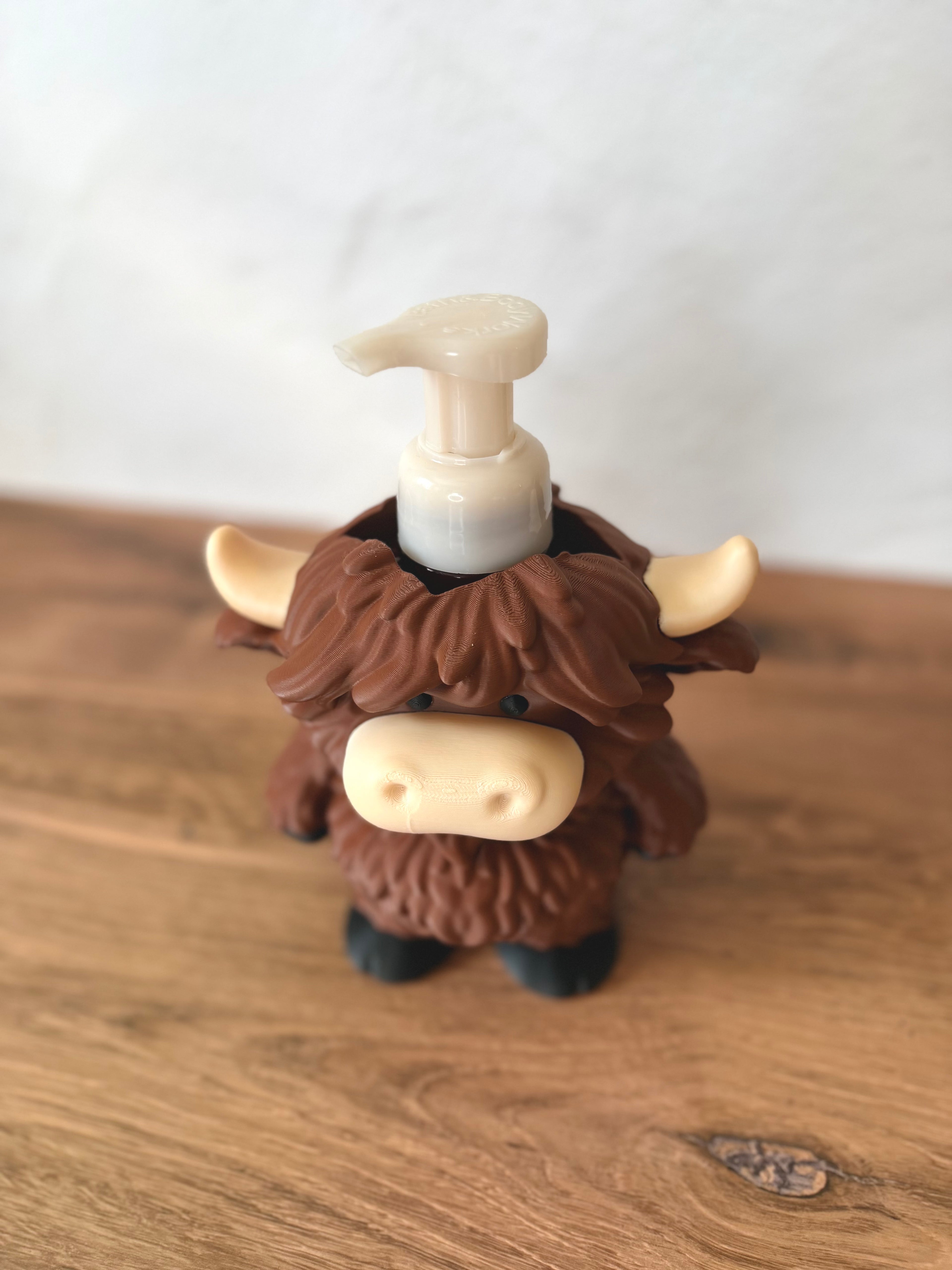Highland Cow Soap Holder for BBW Foaming Soap