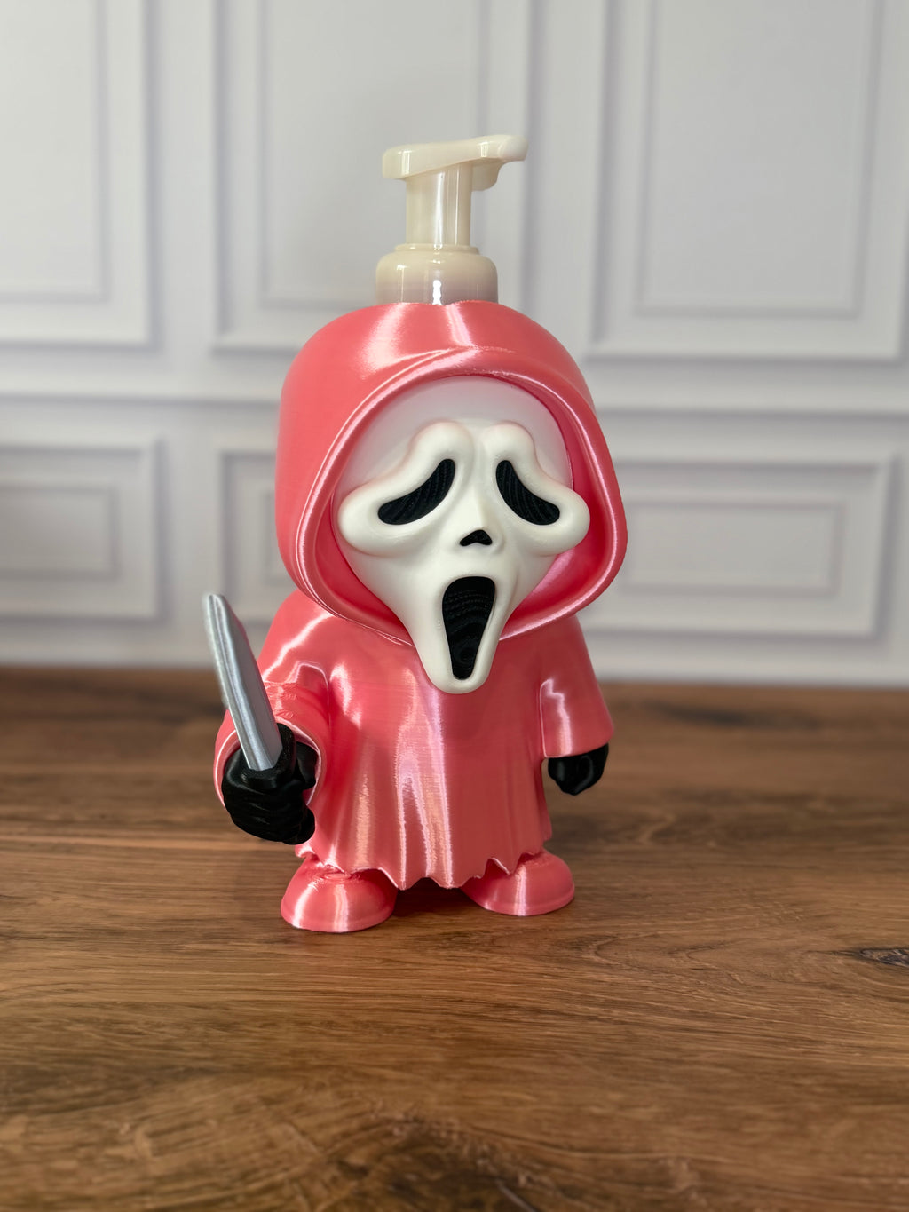 Pink Ghostface BBW Foaming Soap Holder