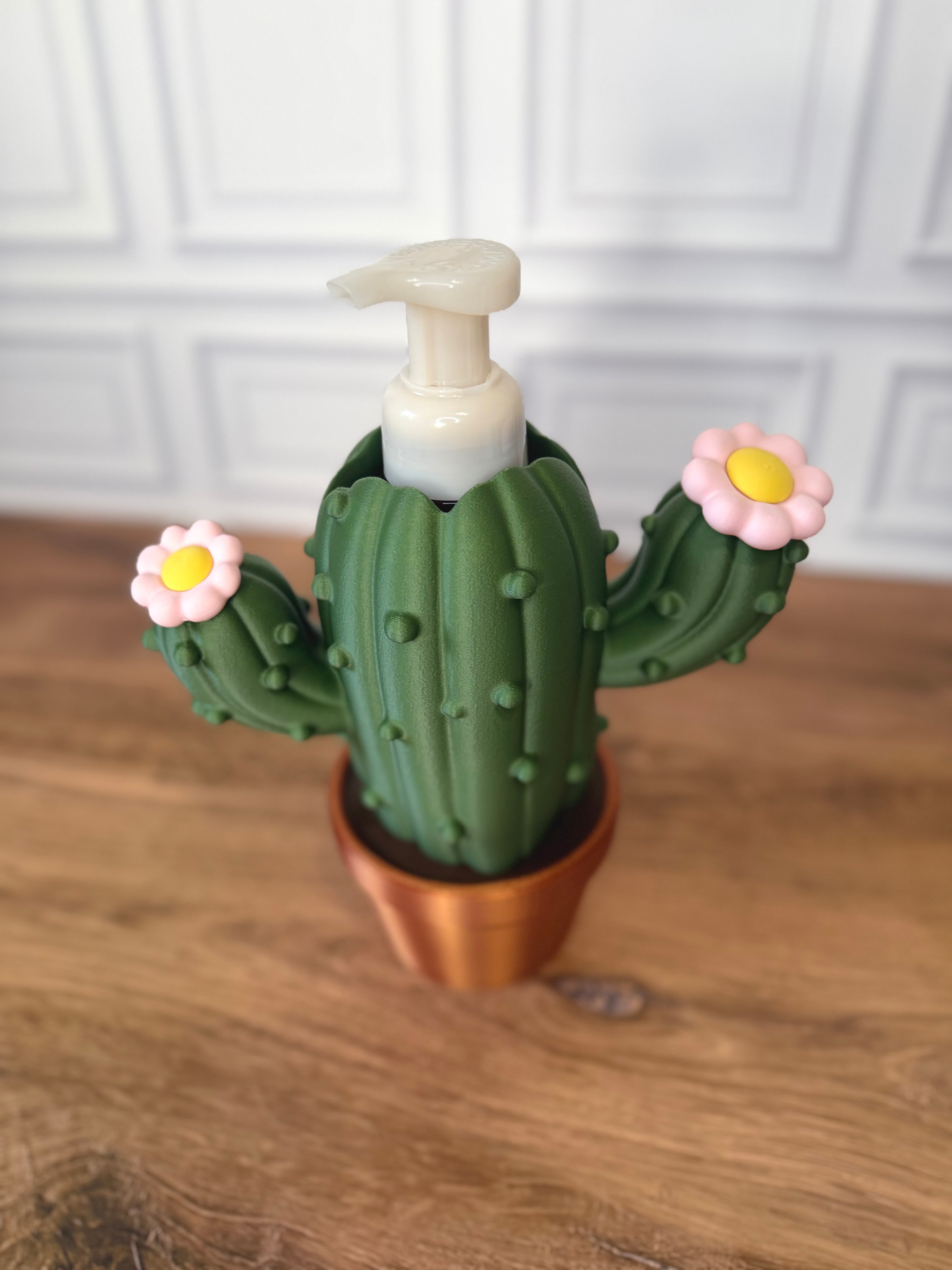 Cactus Holder for BBW Foaming Hand Soap