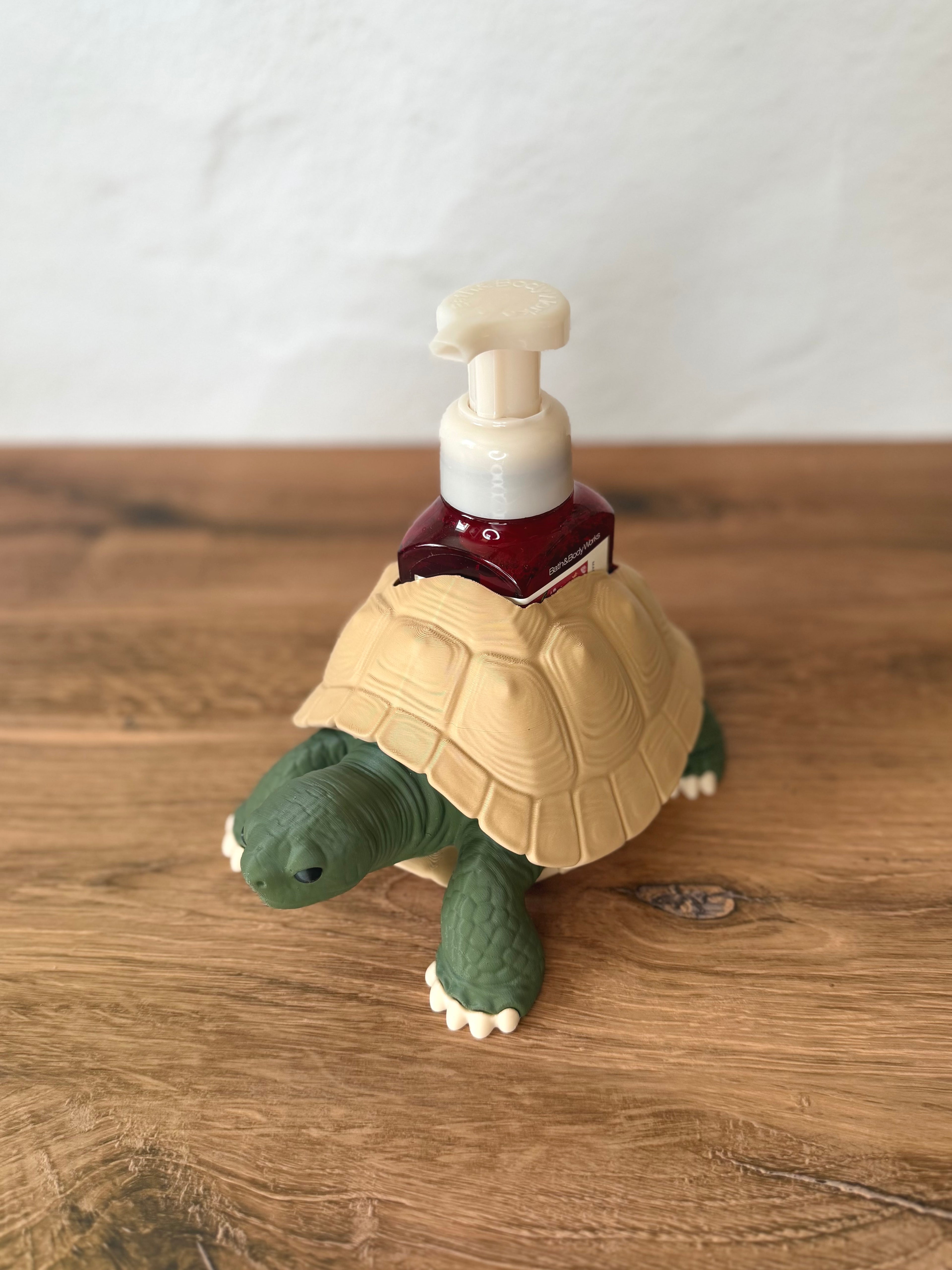 Tortoise Soap Holder for BBW Foaming Soap