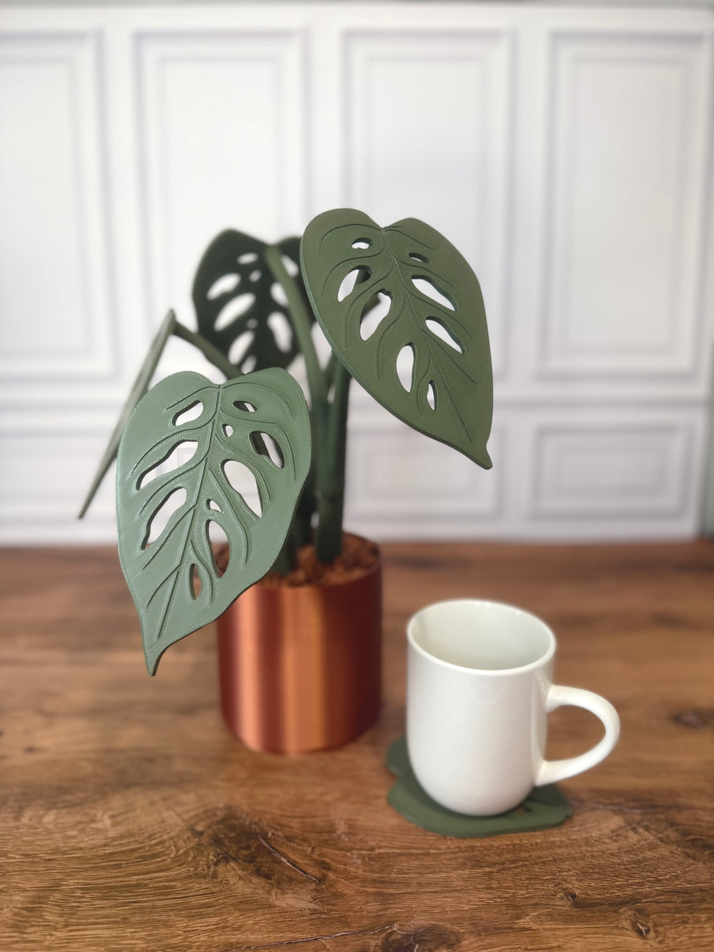 Monstera Adansonii "Swiss Cheese" Magnetic Plant Coaster