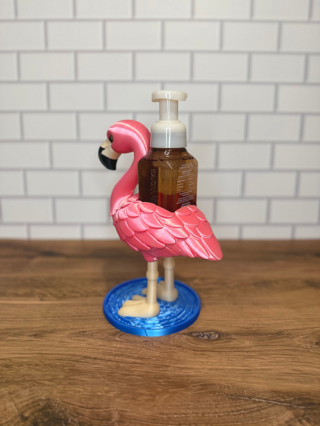Flamingo Soap Holder for BBW Foaming Soap