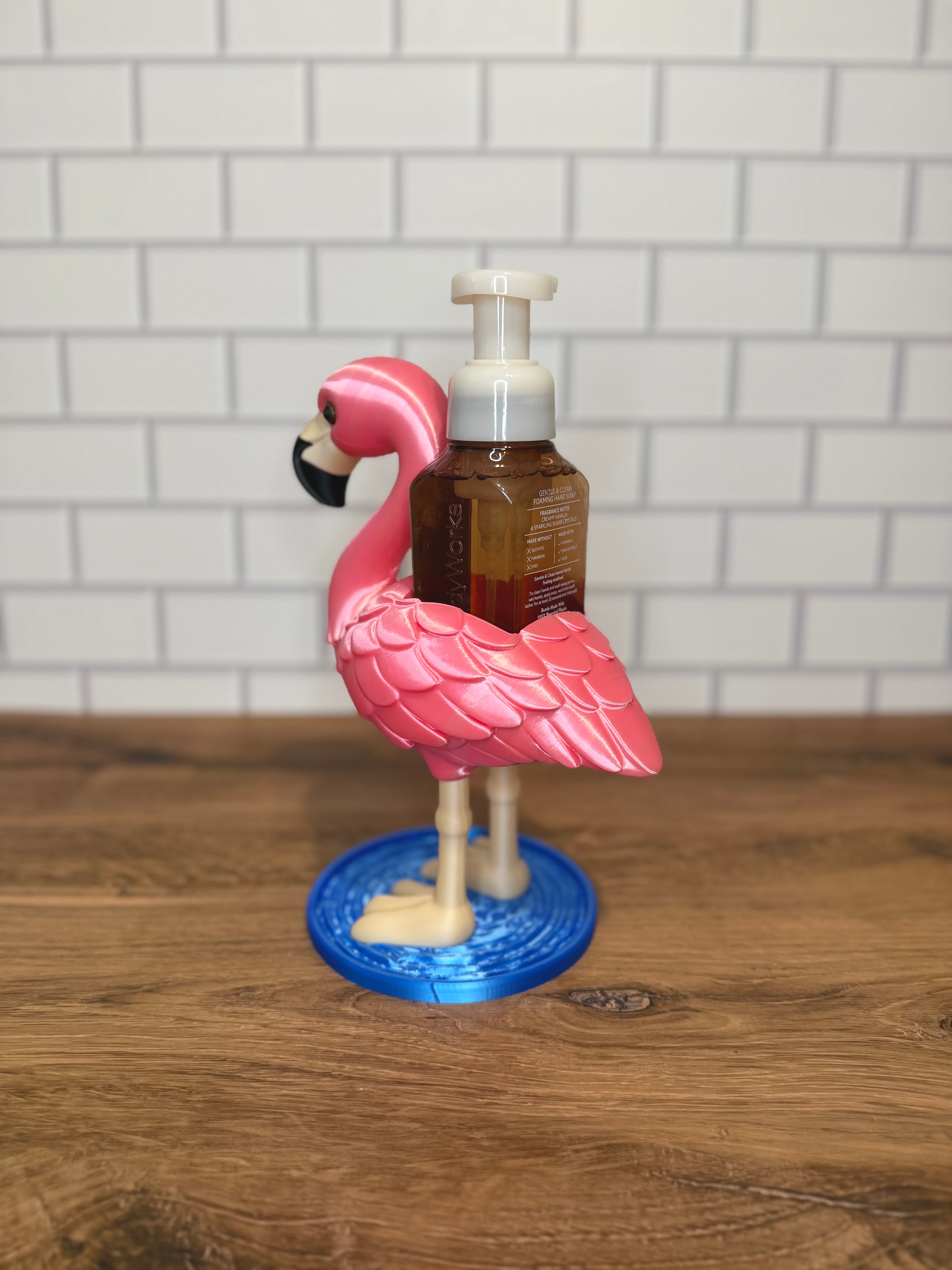 Flamingo Soap Holder for BBW Foaming Soap