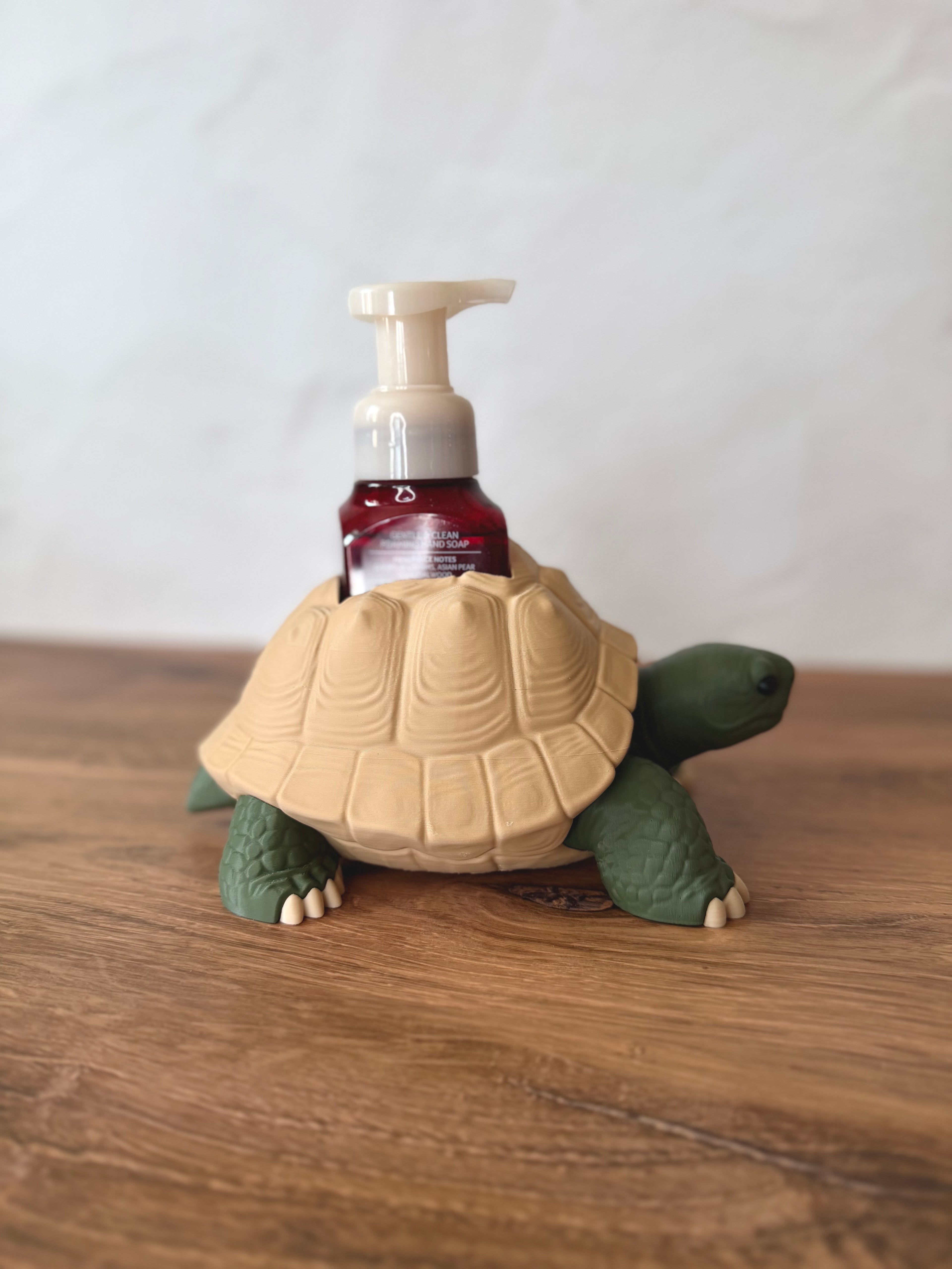 Tortoise Soap Holder for BBW Foaming Soap