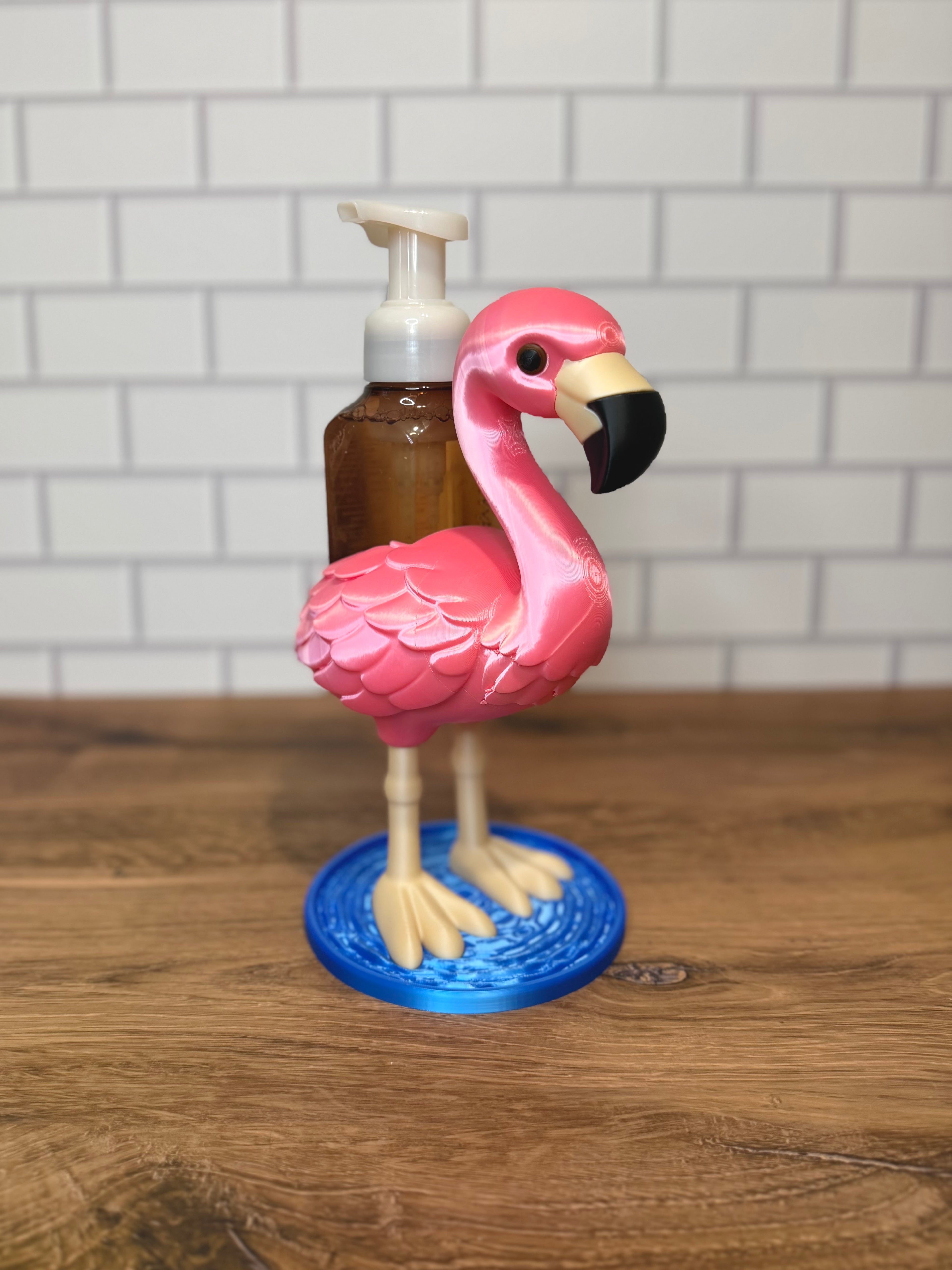 Flamingo Soap Holder for BBW Foaming Soap