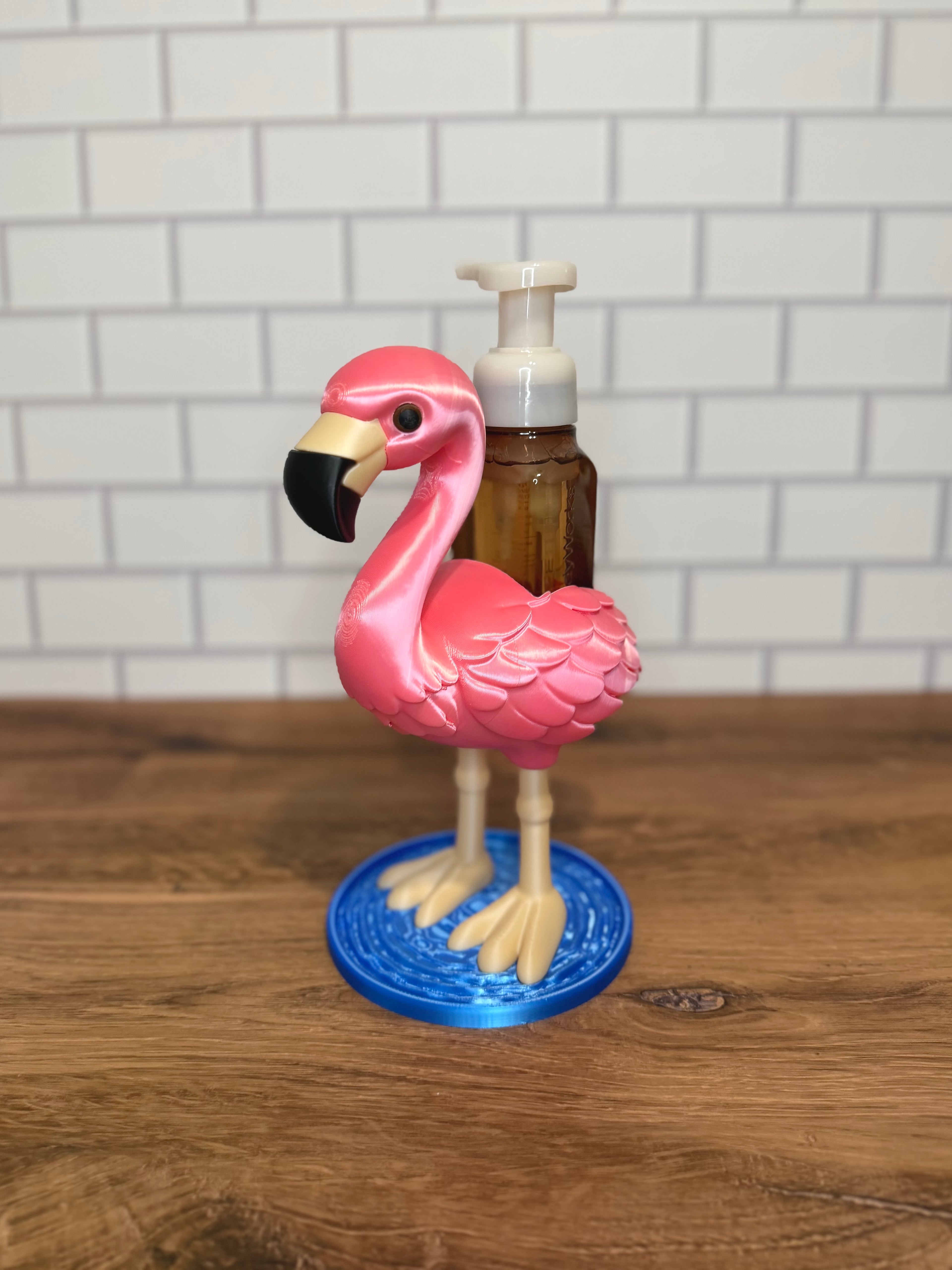 Flamingo Soap Holder for BBW Foaming Soap
