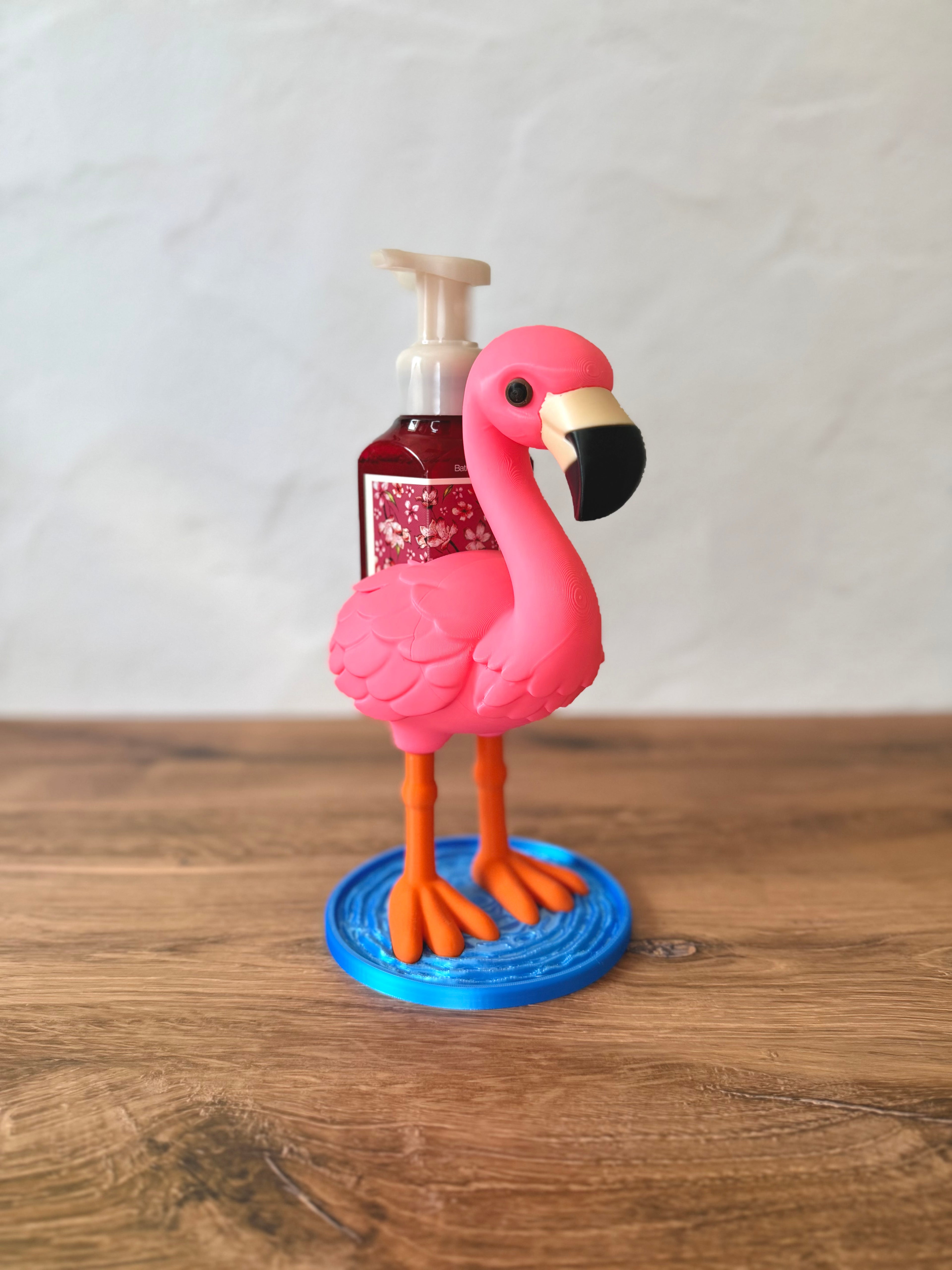 Flamingo Soap Holder for BBW Foaming Soap