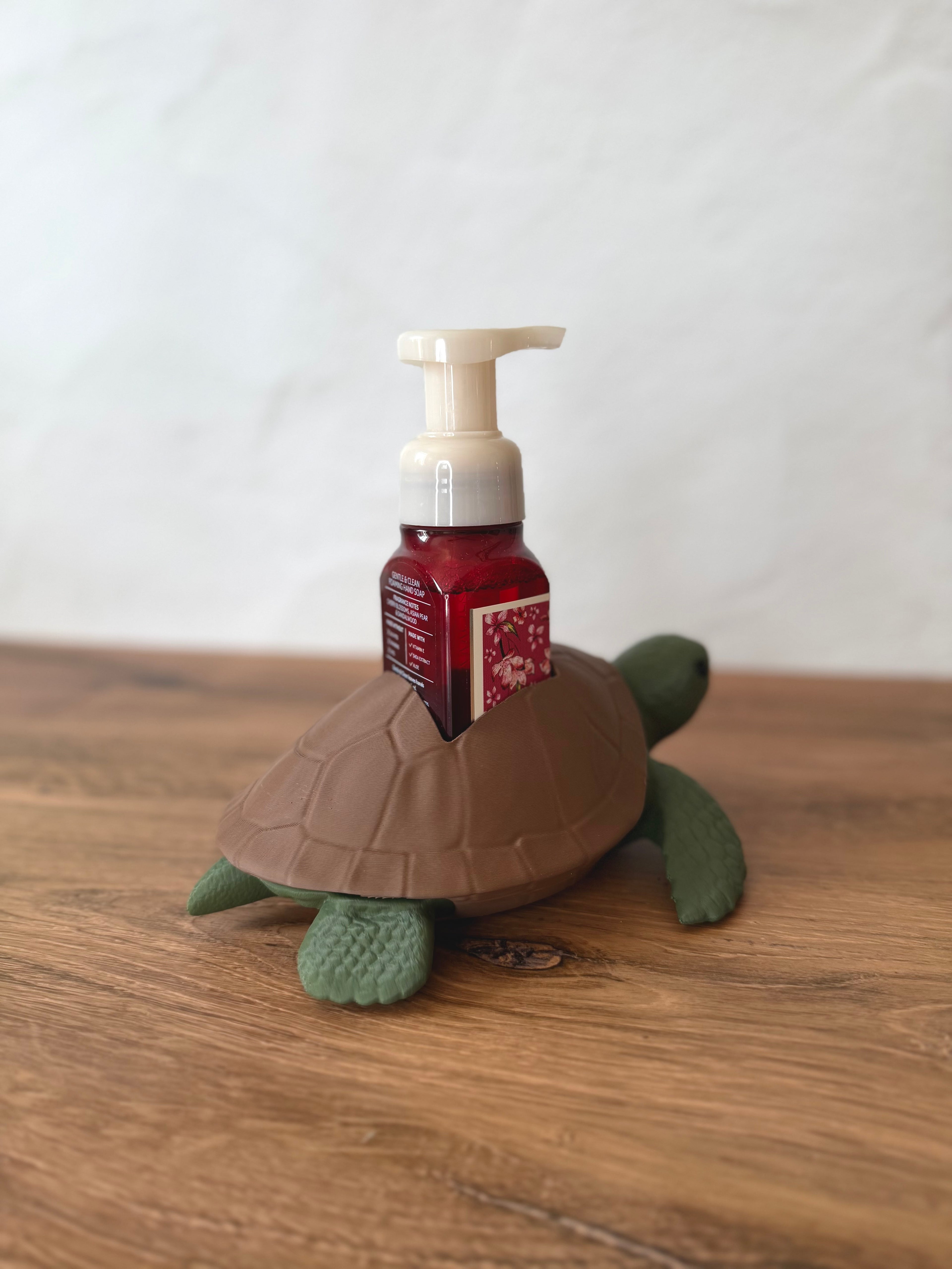 Sea Turtle Soap Holder for BBW Foaming Soap