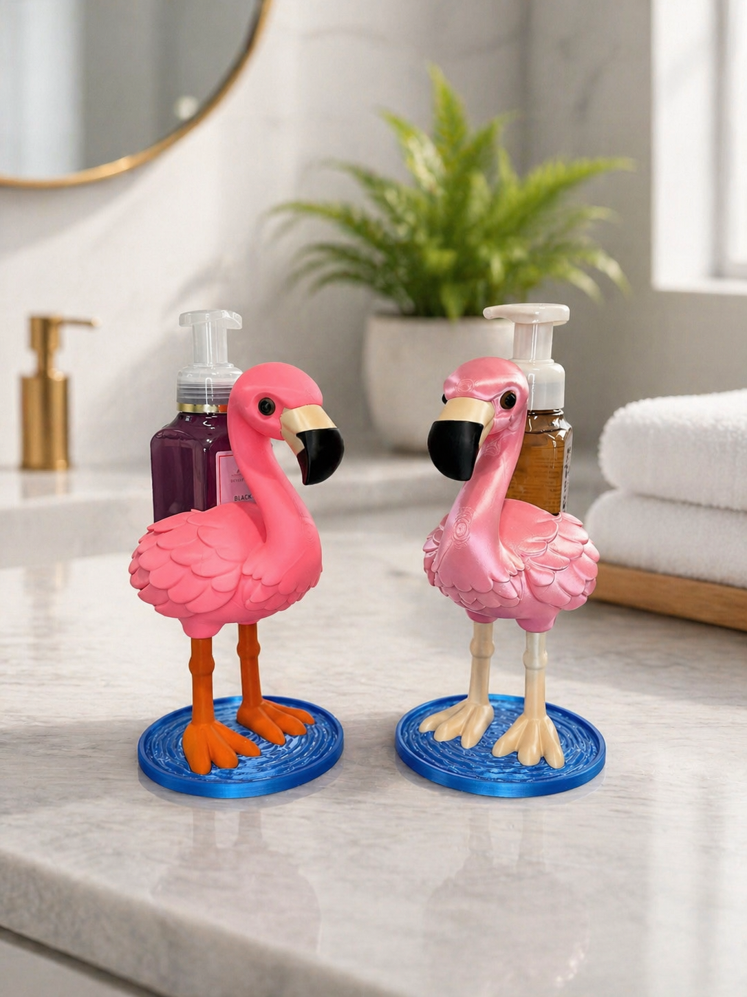 Flamingo Soap Holder for BBW Foaming Soap