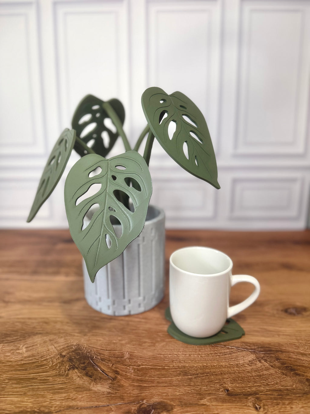 Monstera Adansonii "Swiss Cheese" Magnetic Plant Coaster