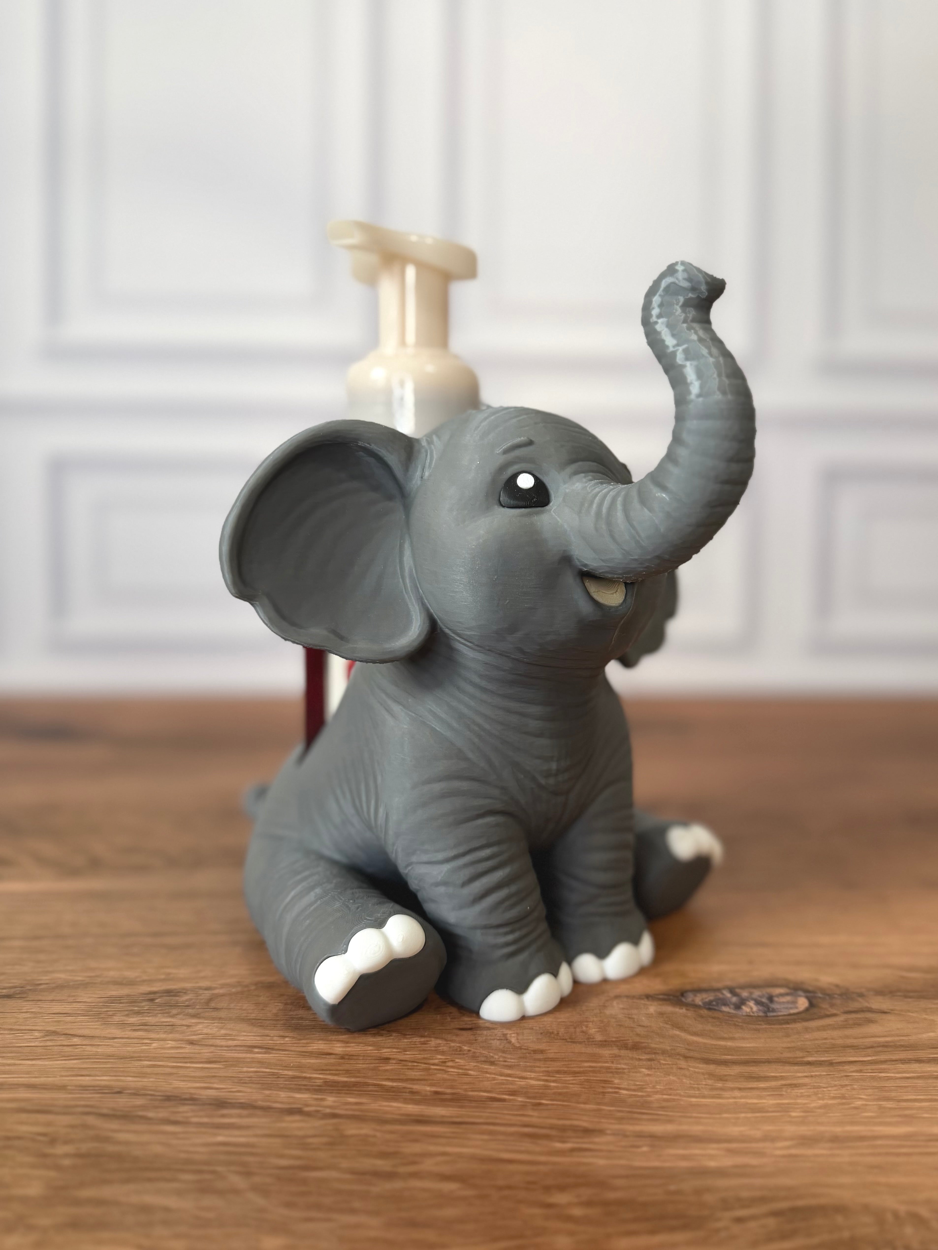 Elephant Soap Holder for BBW Foaming Hand Soap