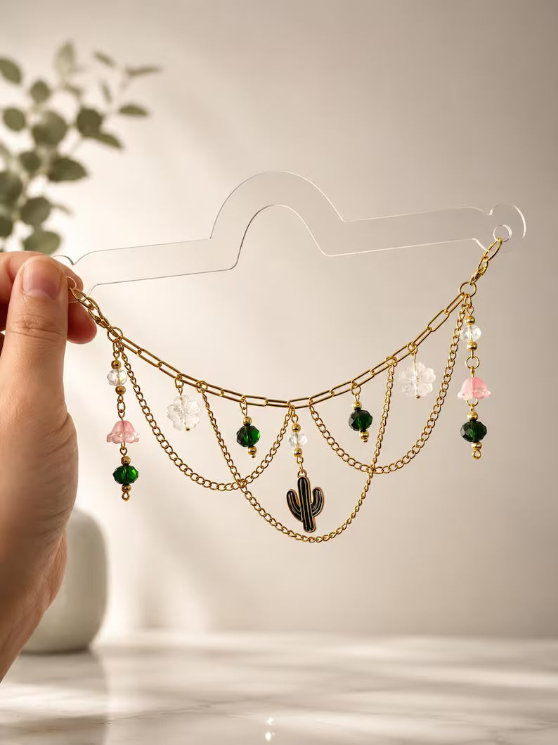 Cactus Car Rearview Mirror Charm